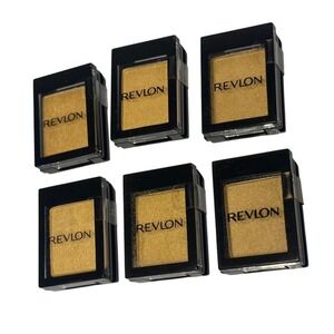 Lot of 6 Revlon ColorStay ShadowLinks Eyeshadows Gold Metallic Makeup (1 Broken)